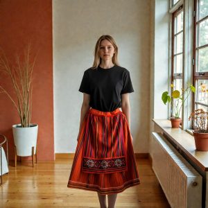 Muhu naise põll - värvide ja vaikse väärikuse kandja