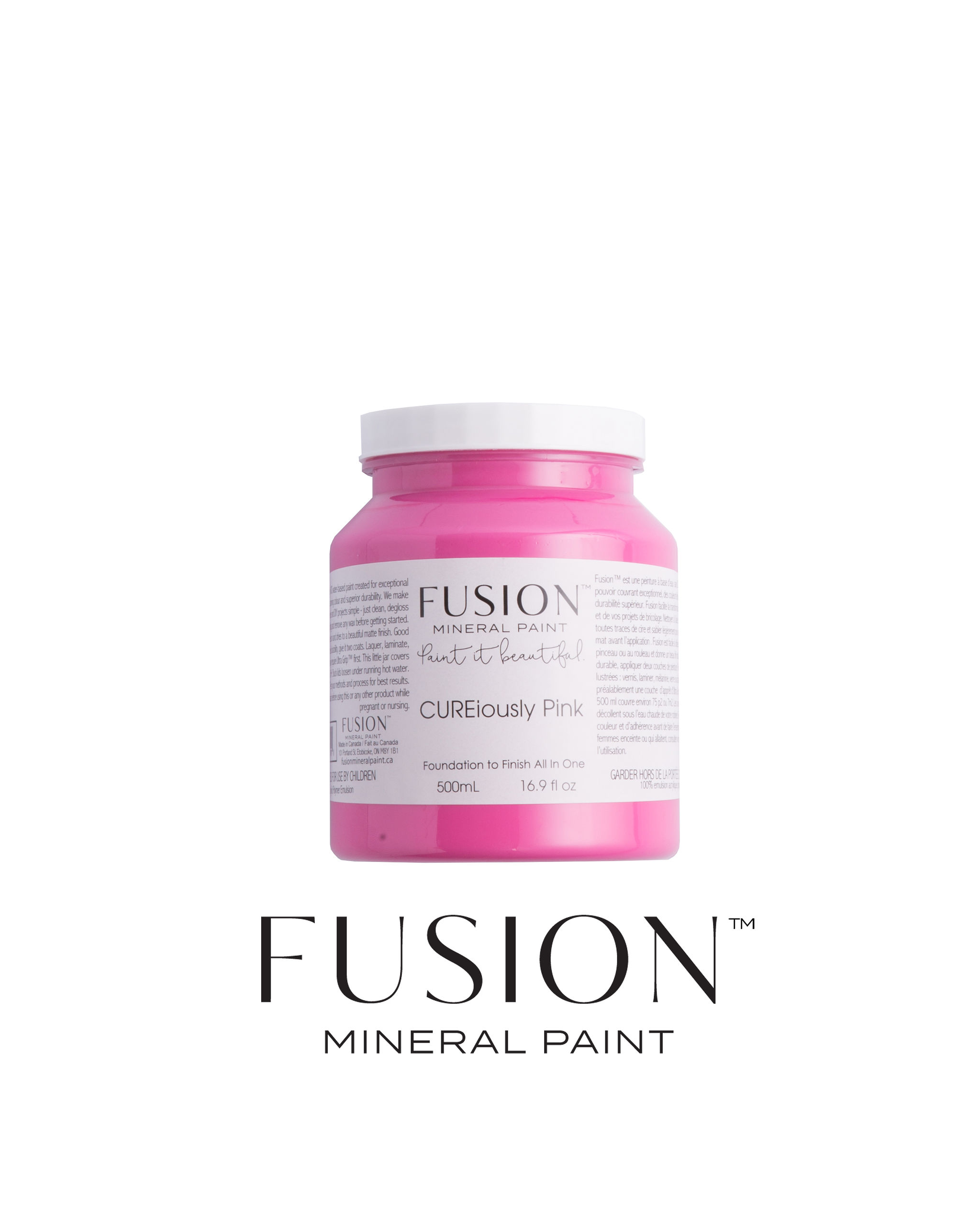 FUSION™ Mineral Paint CUREiously Pink 500 ml - Image 3