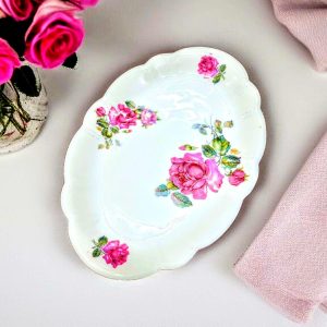 Roosimustriga portselan liud - Union T Czecho-Slovakia