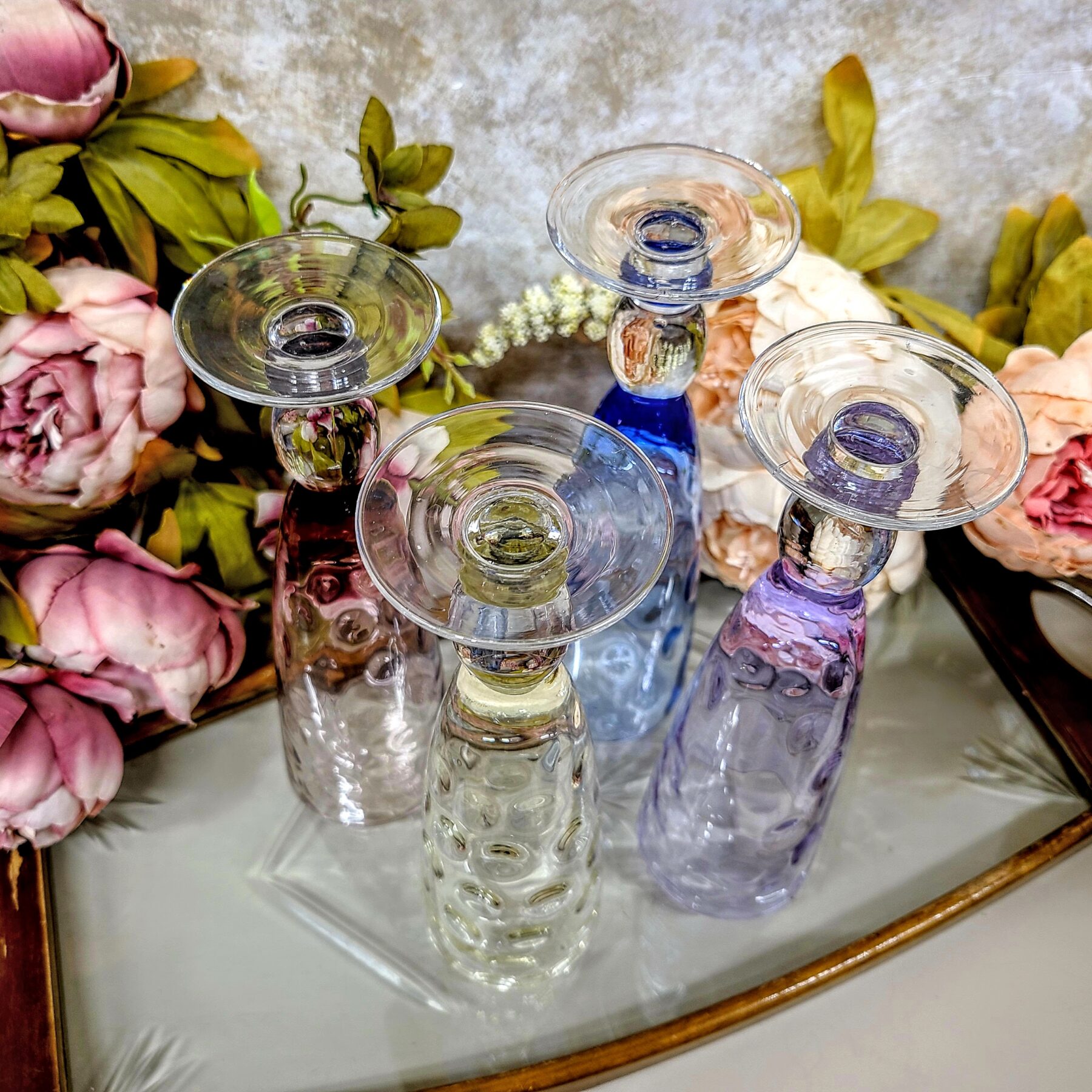 Romantilised toonitud šampanjapokaalid (4 tk) - Image 4