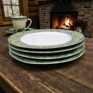 Burg Lindau feines Porzellan taldrik, Ø 29 cm