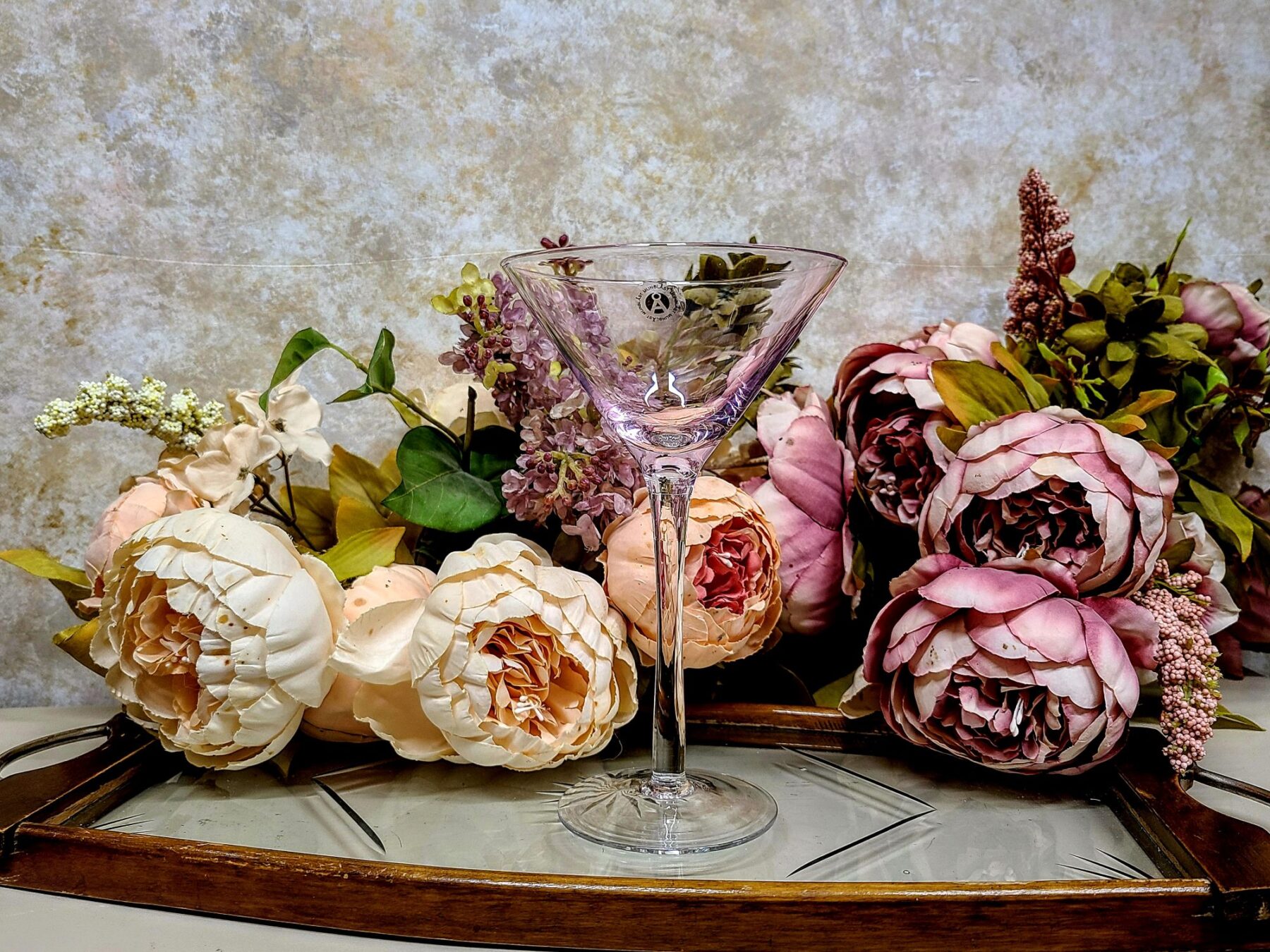 Kokteili ja martiini pokaalid - õrn roosapärl - Image 3