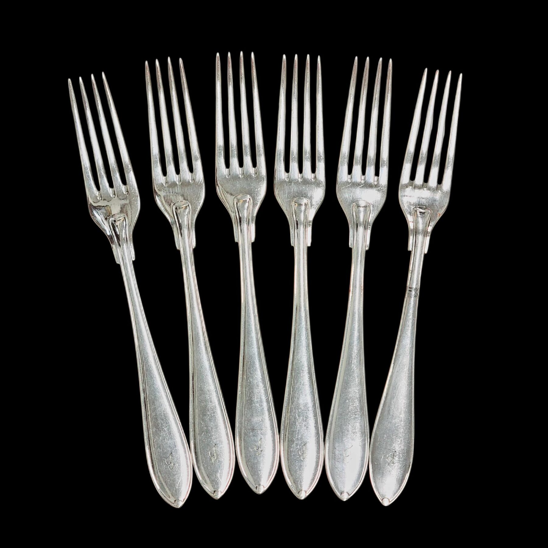 Hõbetatud vintage noad ja kahvlid - Image 3