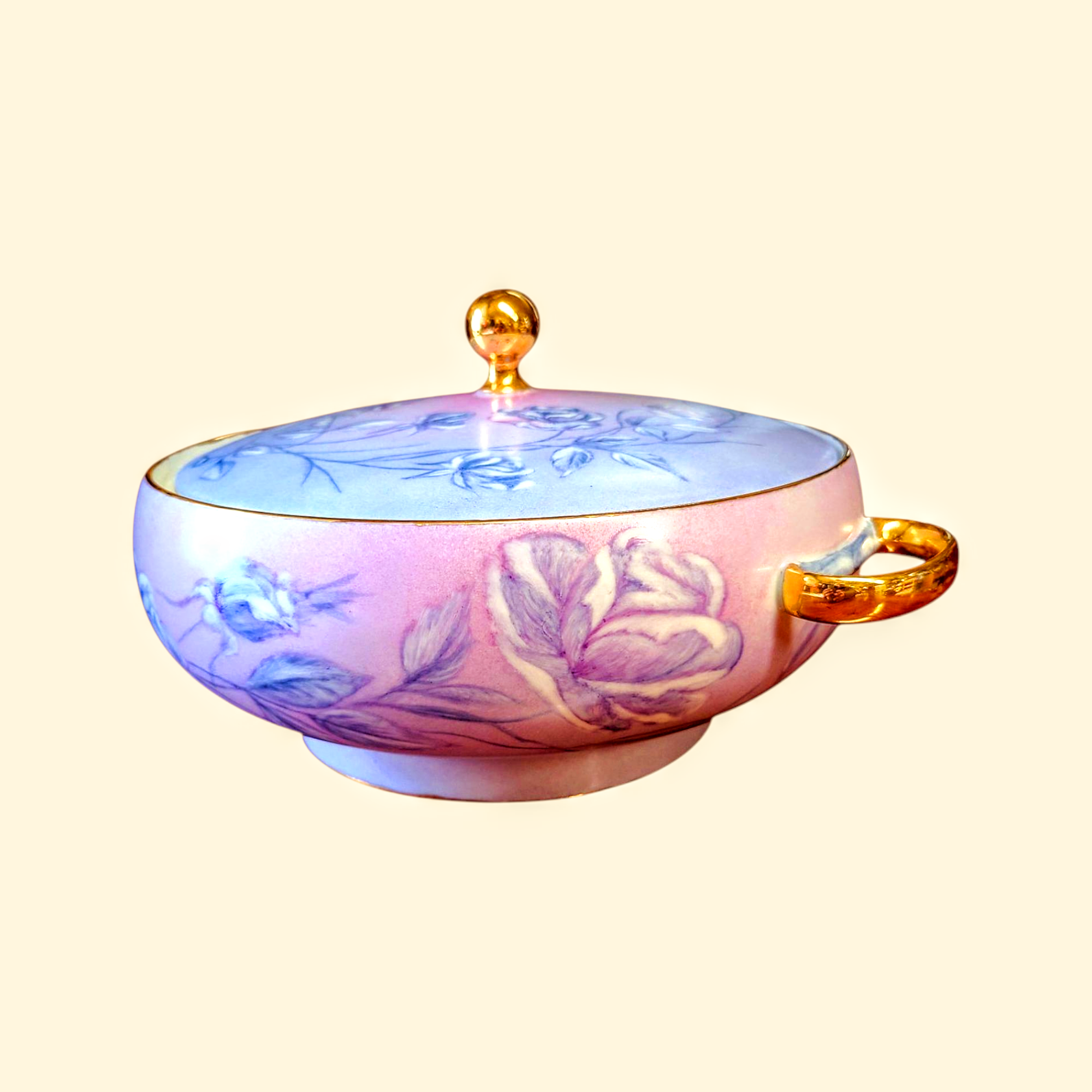 Käsimaaliga portselannõu - Heinrich, 1950ndad - Image 3