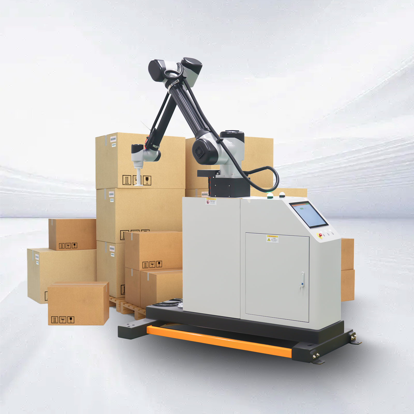 Aluste pakendamise koostöörobot